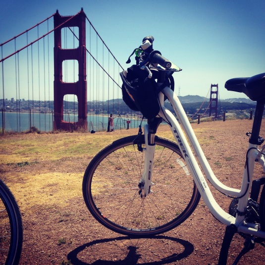 Golden Gate Bridge San Francisco travel bike tour