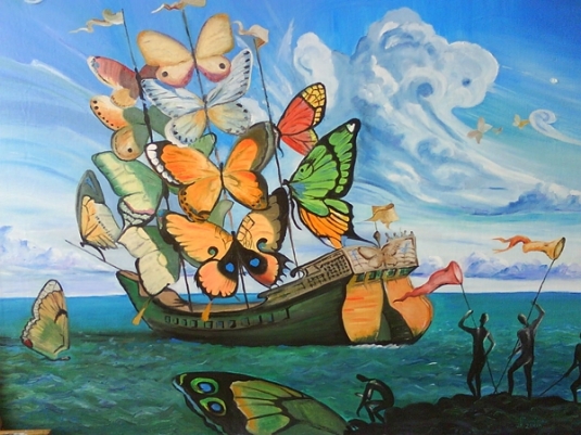 Salvador Dali surreal art painting 
